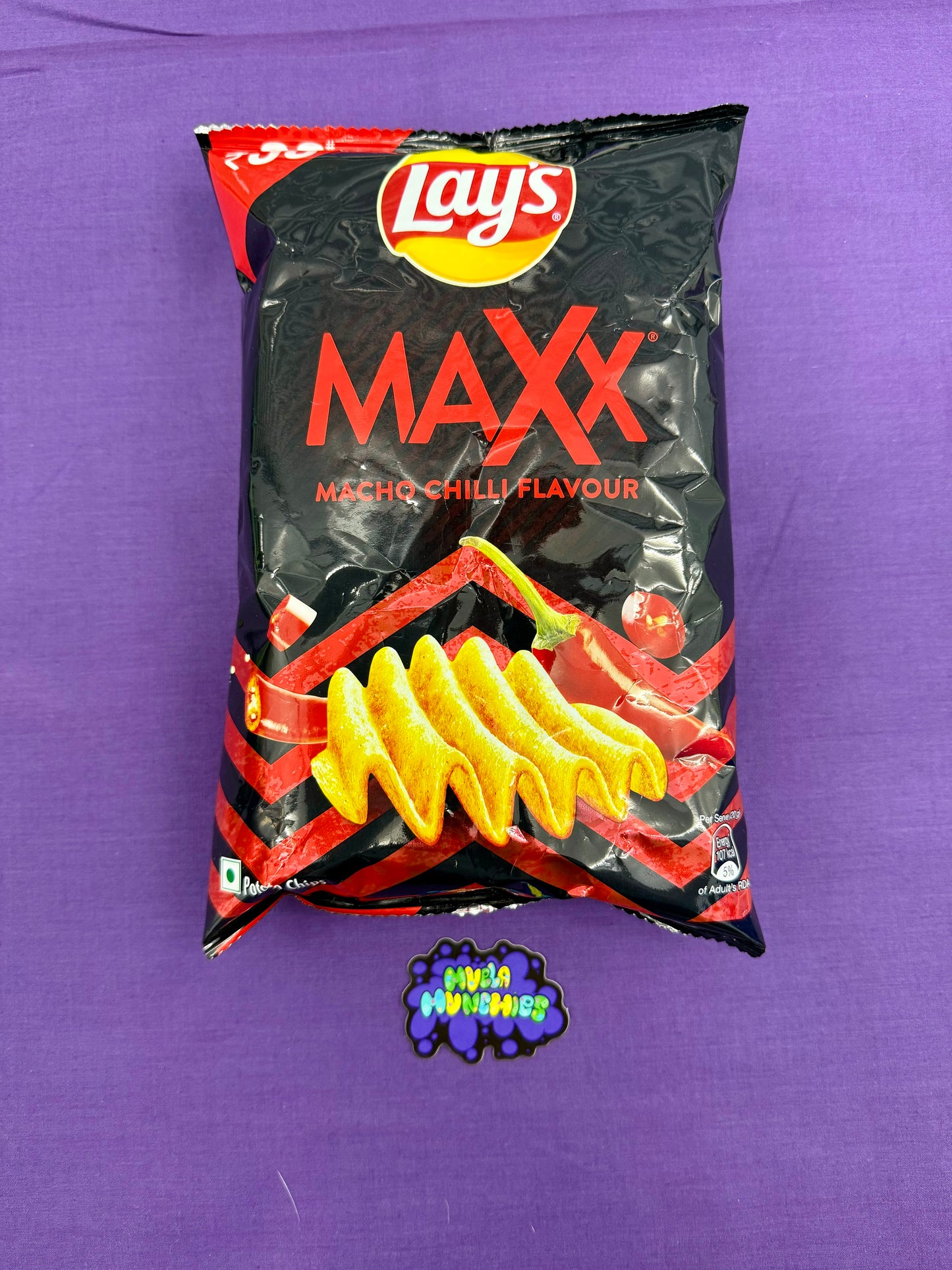 Lay’s Maxx Macho Chili Flavour