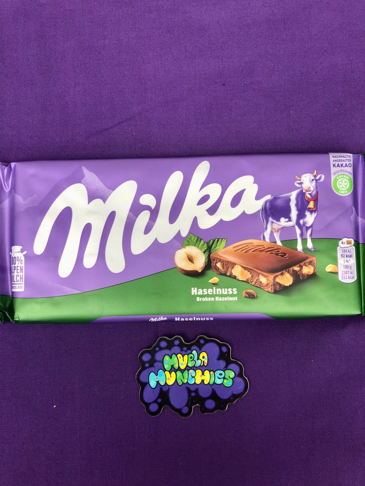Milka Hazelnut Chocolate Bar – Muela Munchies
