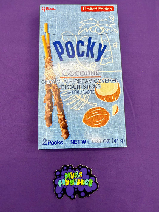 Glica Pocky Coconut & Chocolate Sticks