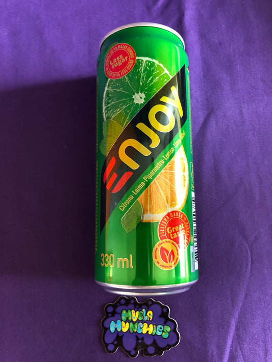 Enjoy - Citrus, Lemon and Lime Soft Drink Can - Muela Munchies