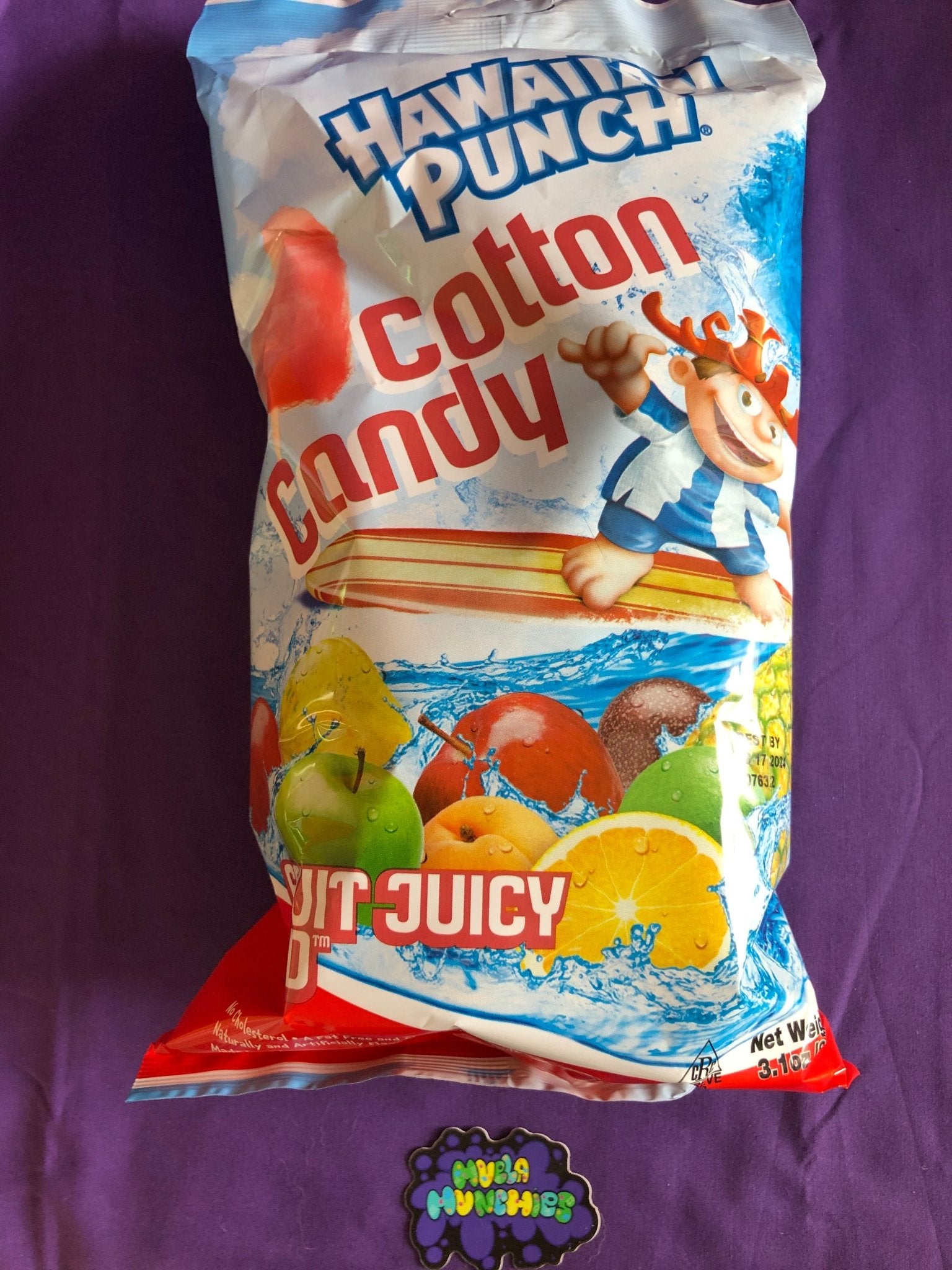 Hawaiian Punch Cotton Candy - Muela Munchies