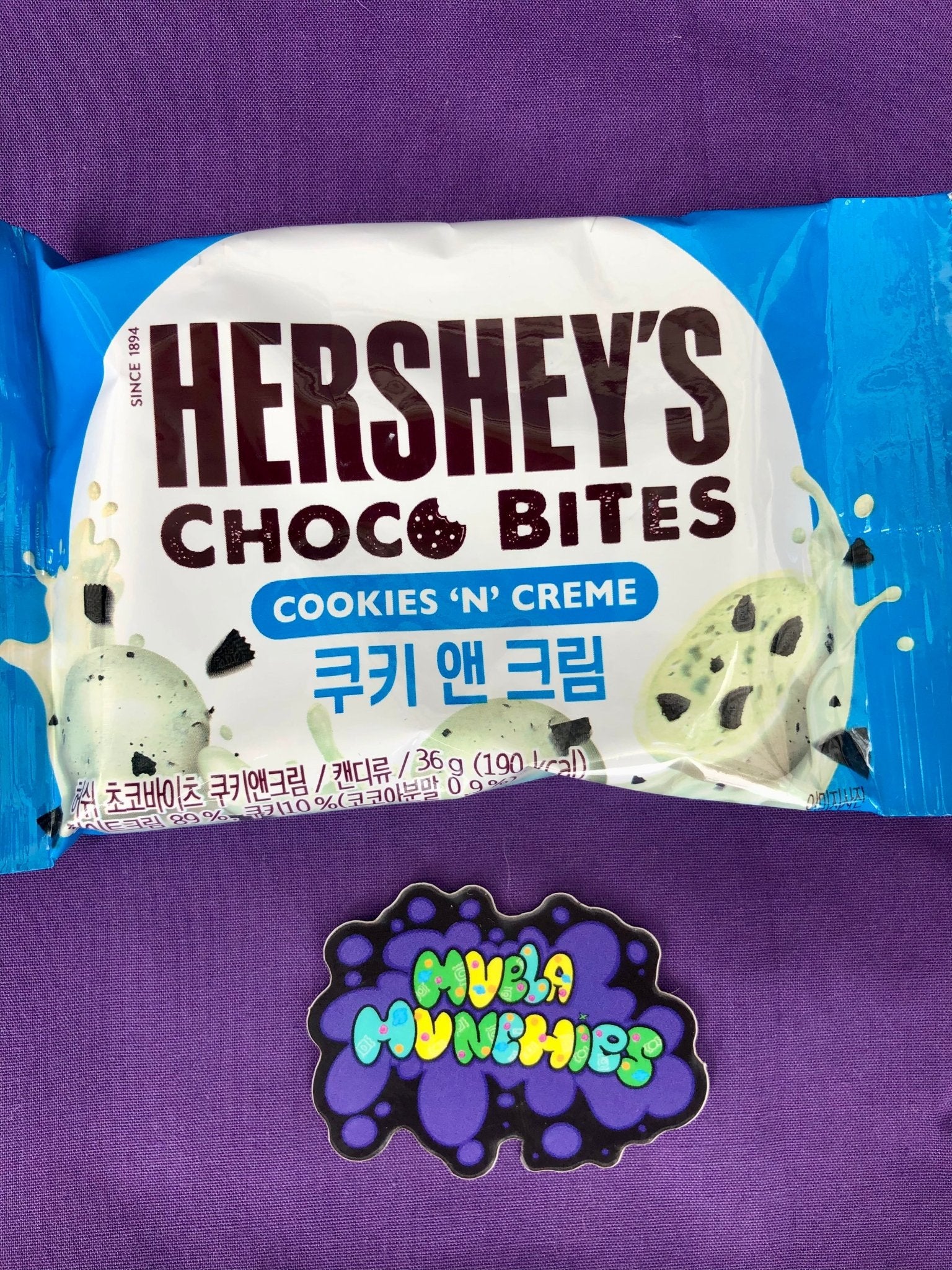 Hershey’s Chocolate Bites Cookies - N - Creme - Muela Munchies