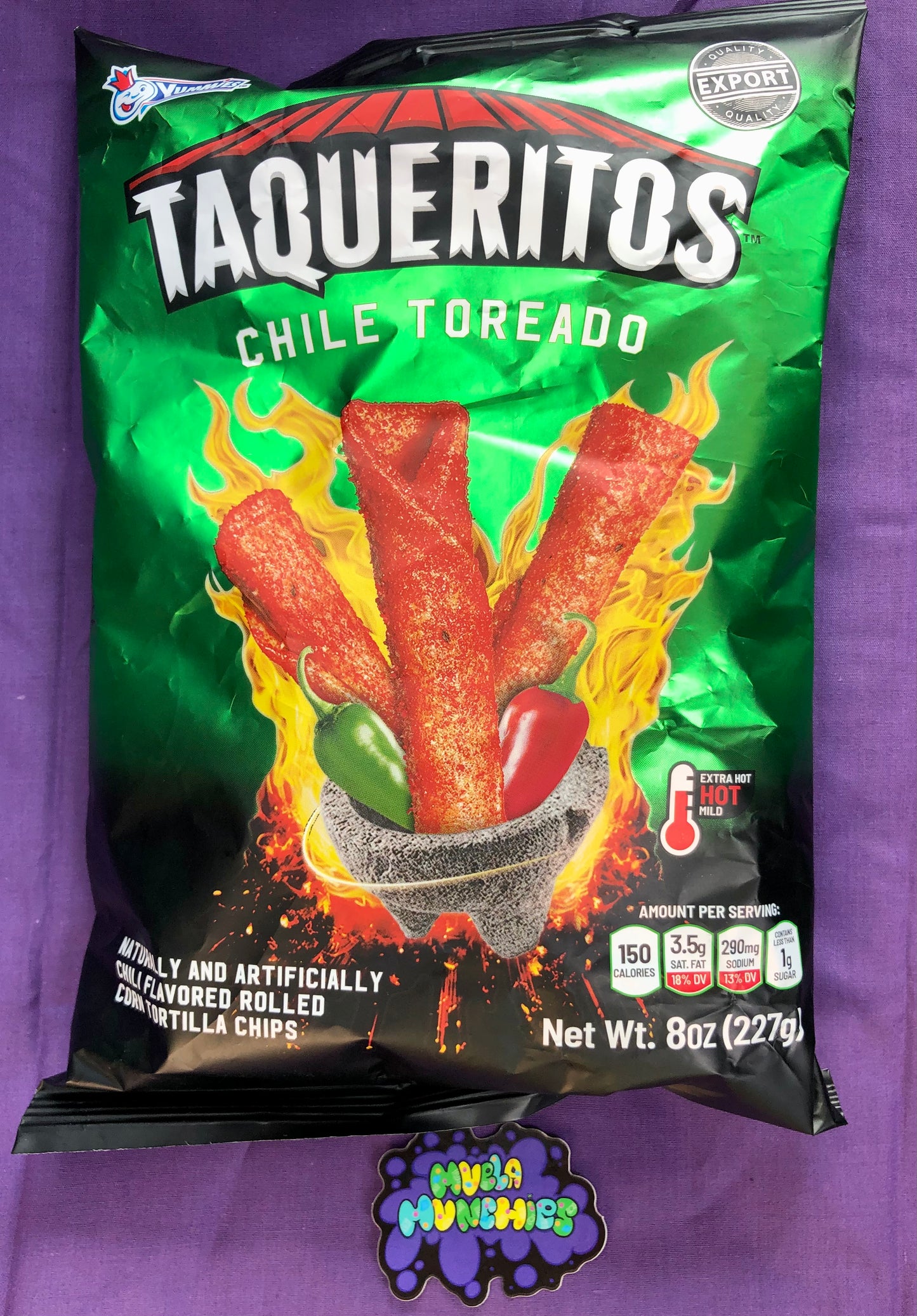 Taqueritos Chile Toreado Chips