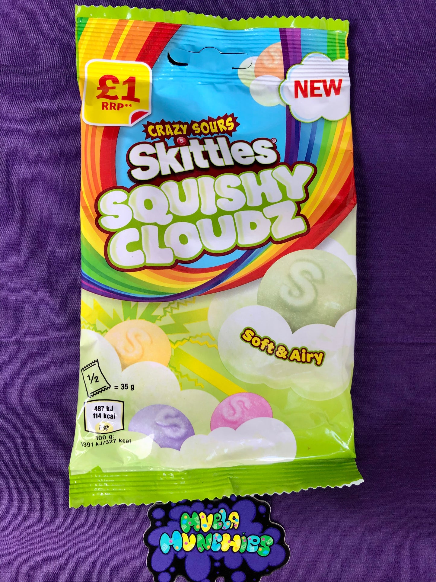 Skittles Sour Squishy Cloudz