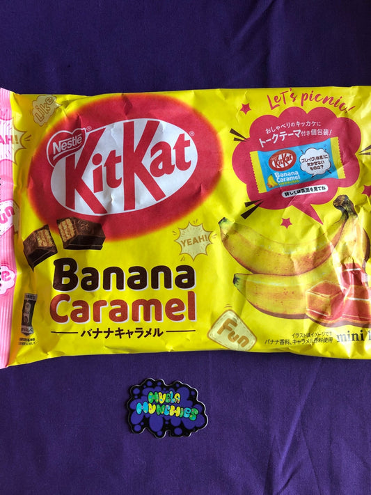 Kit Kat Mini Banana Caramel Mini Bars - Muela Munchies