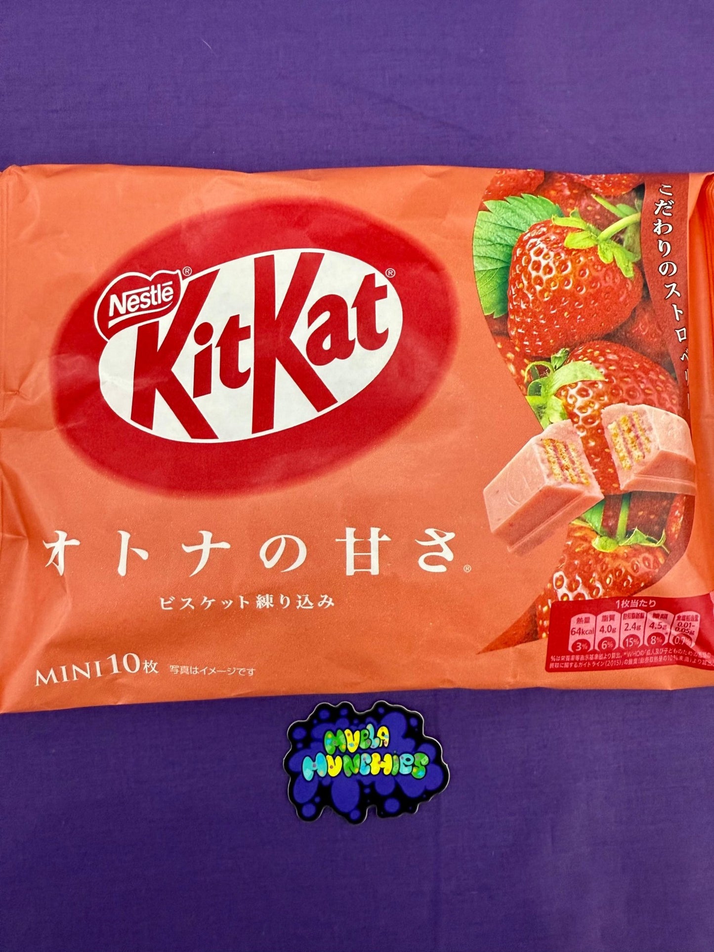 Kit Kat Mini Strawberry Mini Bars - Muela Munchies