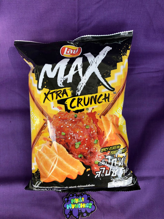 Lay's Max Spicy Fired Chicken Potato Chips - Muela Munchies