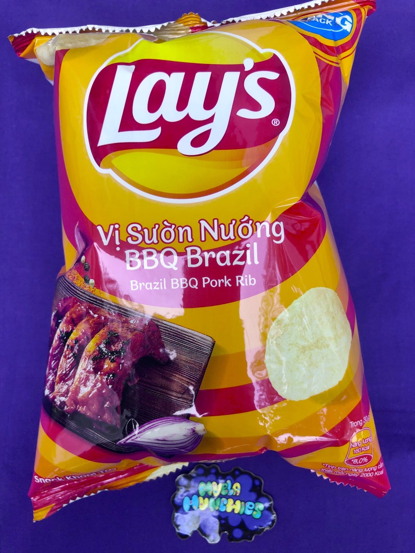 Lay’s Vi Suon Noung BBQ Brazil Pork Ribs Chips - Muela Munchies