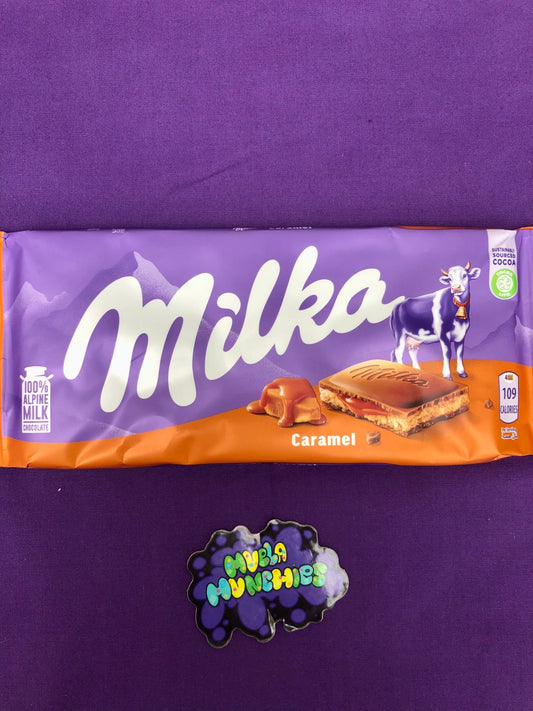 Milka Caramel Chocolate Bar - Muela Munchies