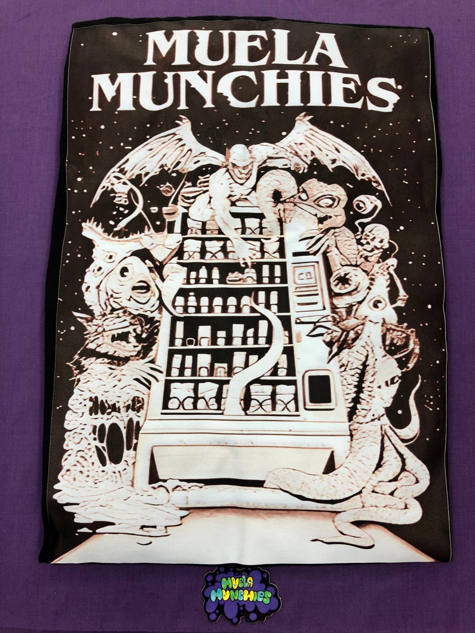 Munchies Monster Vending Machine T - Shirt - Muela Munchies