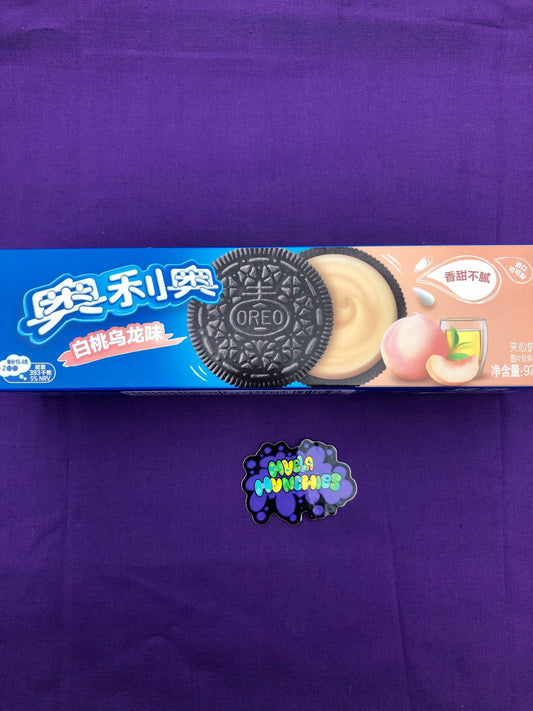 Oreo Oolong White Peach Cookies - Muela Munchies