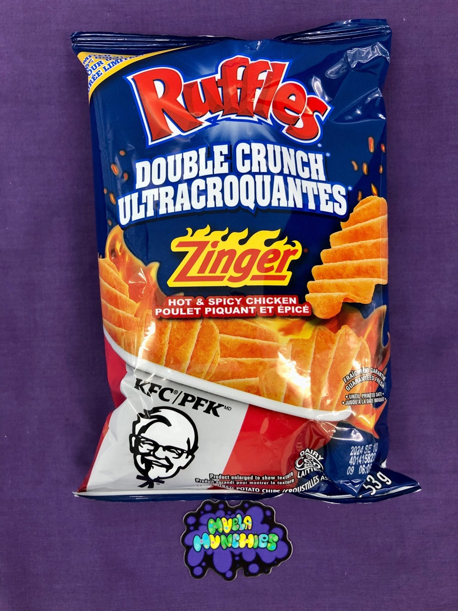 Ruffles KFC Double Crunch Zinger Chips - Muela Munchies