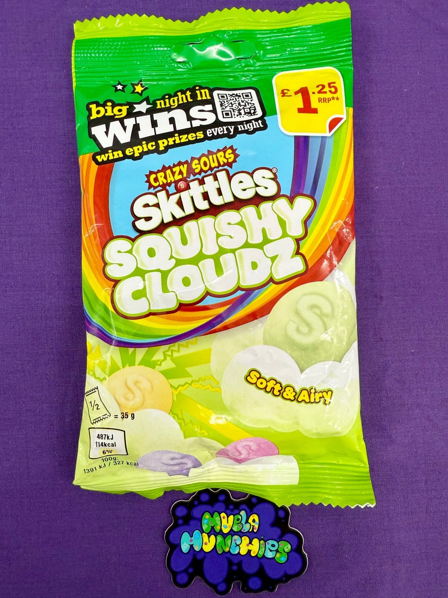 Skittles Sour Squishy Cloudz - Muela Munchies