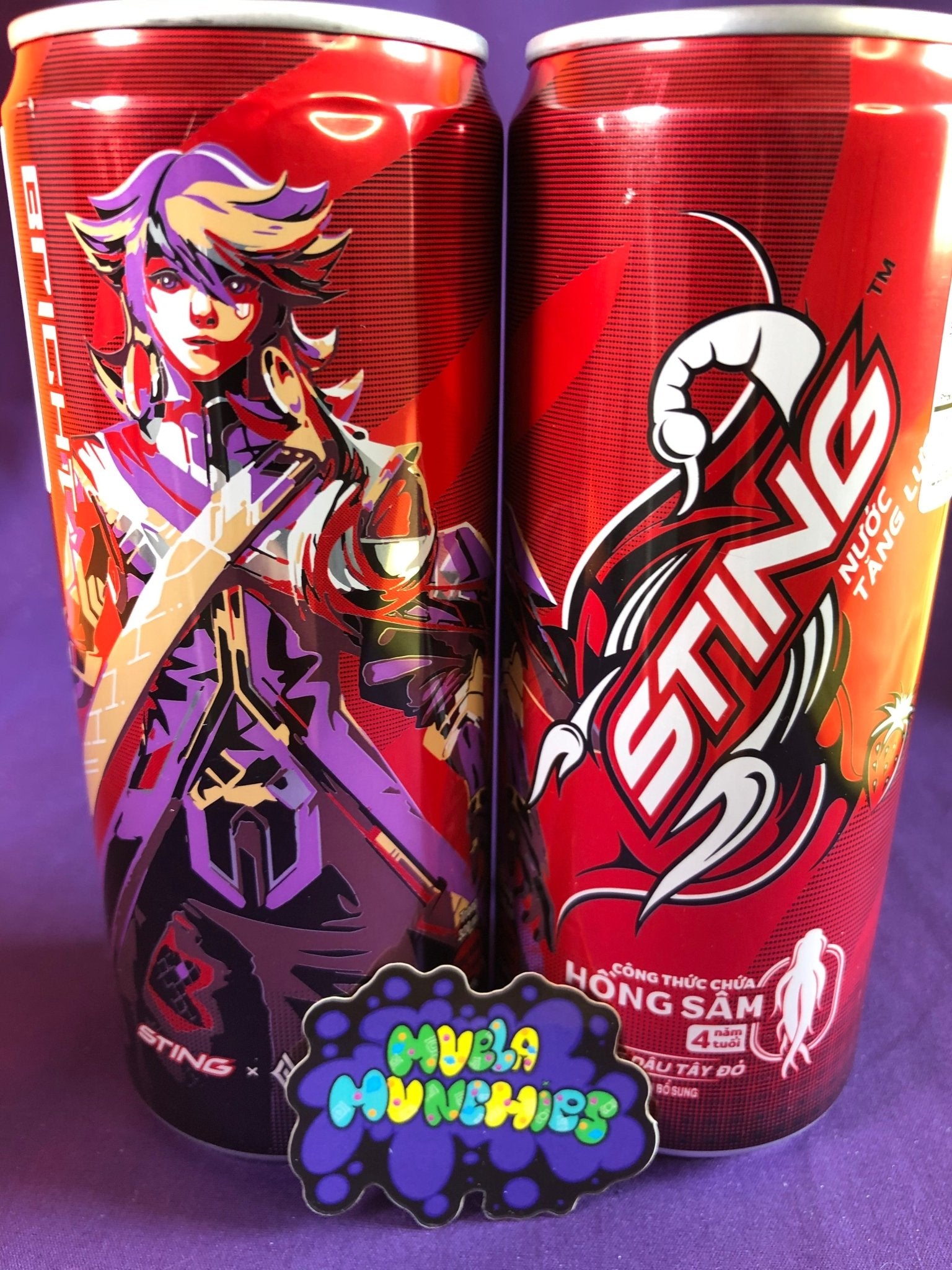 Sting Berry Blast Energy Drink Can - Muela Munchies